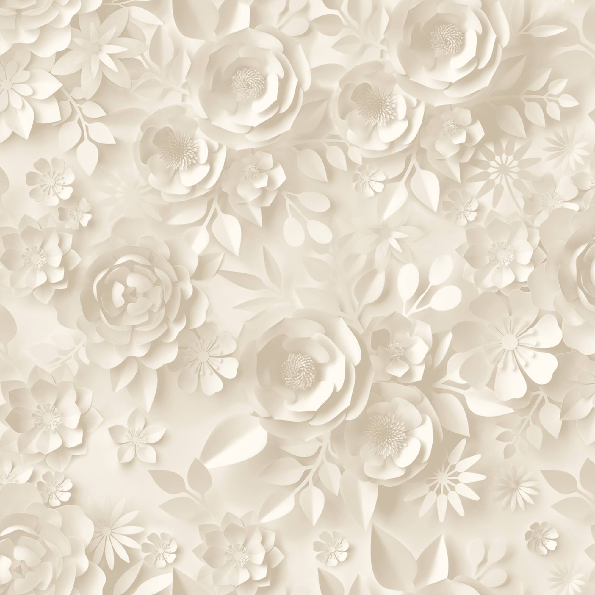 Designs Direct Paper Flowers Wallpaper
